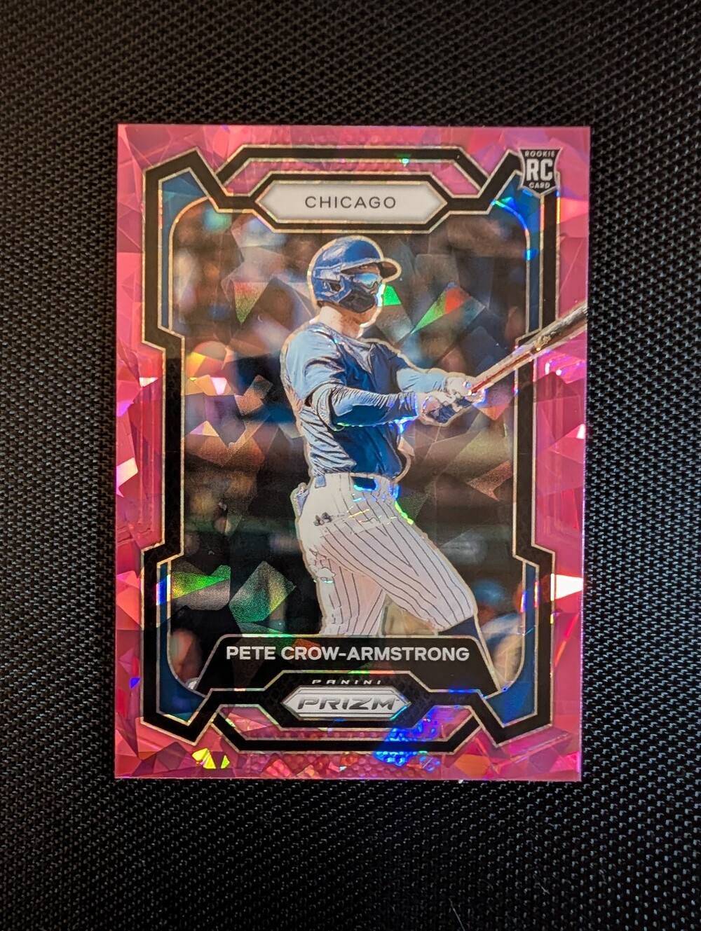 2024 Panini Prizm - Pete Crow-Armstrong #203 Pink Ice Prizm (RC)